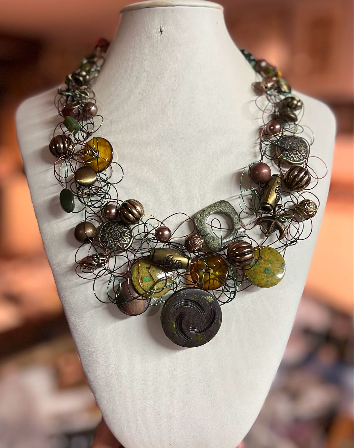 COLLIER ROYAL KAKI BRONZE