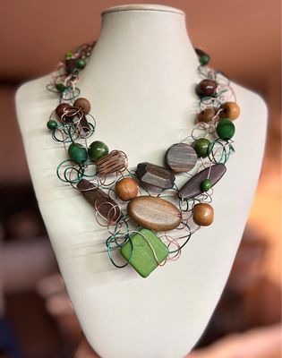 COLLIER ROYAL BOIS VERT COLLIER ROYAL BOIS VERT