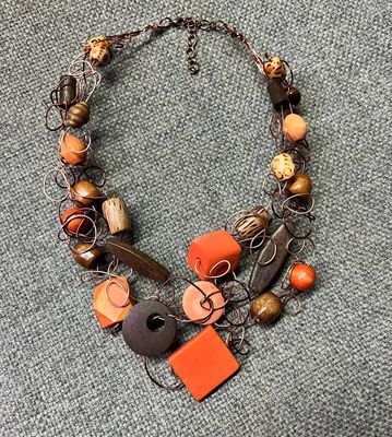 COLLIER ROYAL BOIS ORANGE