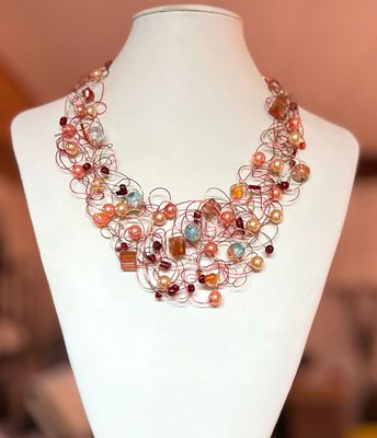 COLLIER ROYAL ORANGE PRESSÉE COLLIER ROYAL ORANGE PRESSÉE