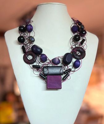 COLLIER ROYAL BOIS VIOLET COLLIER ROYAL BOIS VIOLET