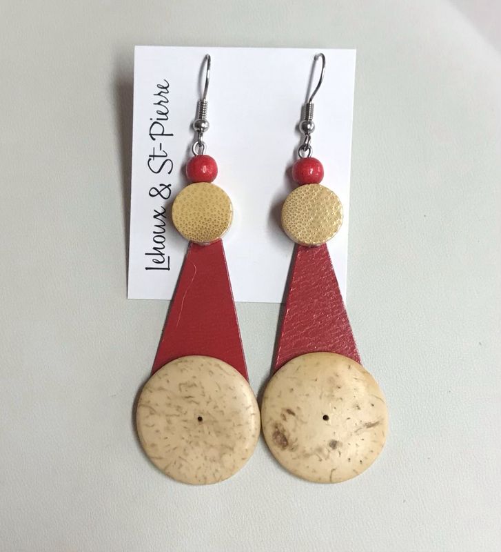 Boucles d’oreilles BOIS