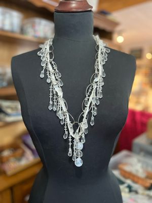 ENSEMBLE 2 BIJOUX BLANC NEIGE