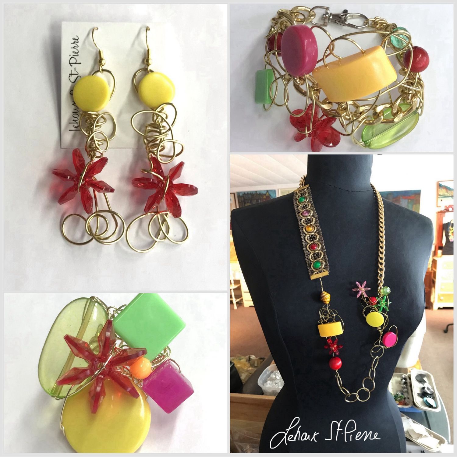 ENSEMBLE 4 BIJOUX SOLEIL DU MIDI ENSEMBLE 4 BIJOUX SOLEIL DU MIDI