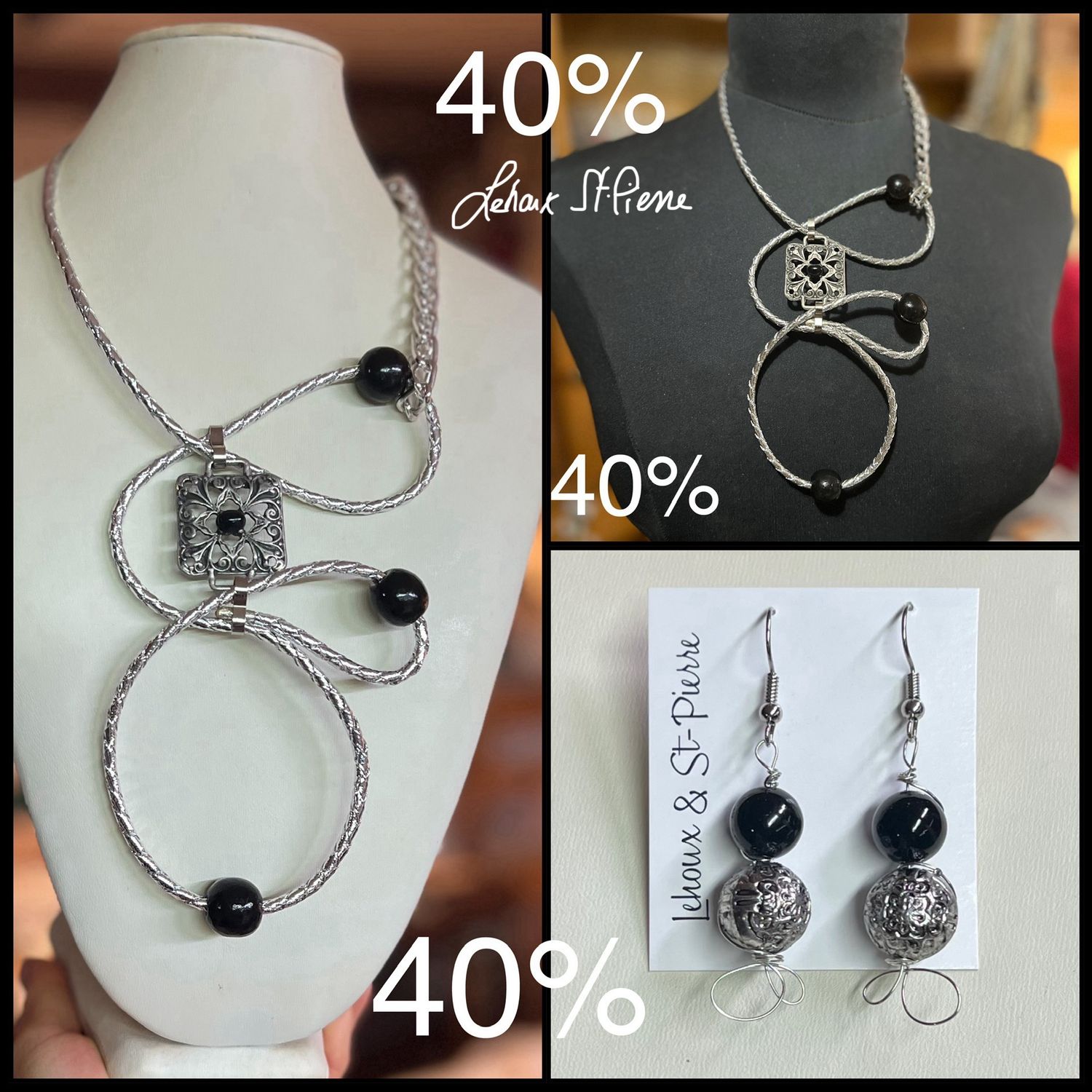 ENSEMBLE 2 BIJOUX DRAGONIA ARGENT