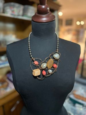 ENSEMBLE 3 BIJOUX CORAIL BOISÉ