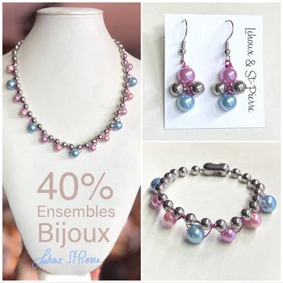 ENSEMBLE 3 BIJOUX SUNSHINE HARMONIE ENSEMBLE 3 BIJOUX SUNSHINE HARMONIE