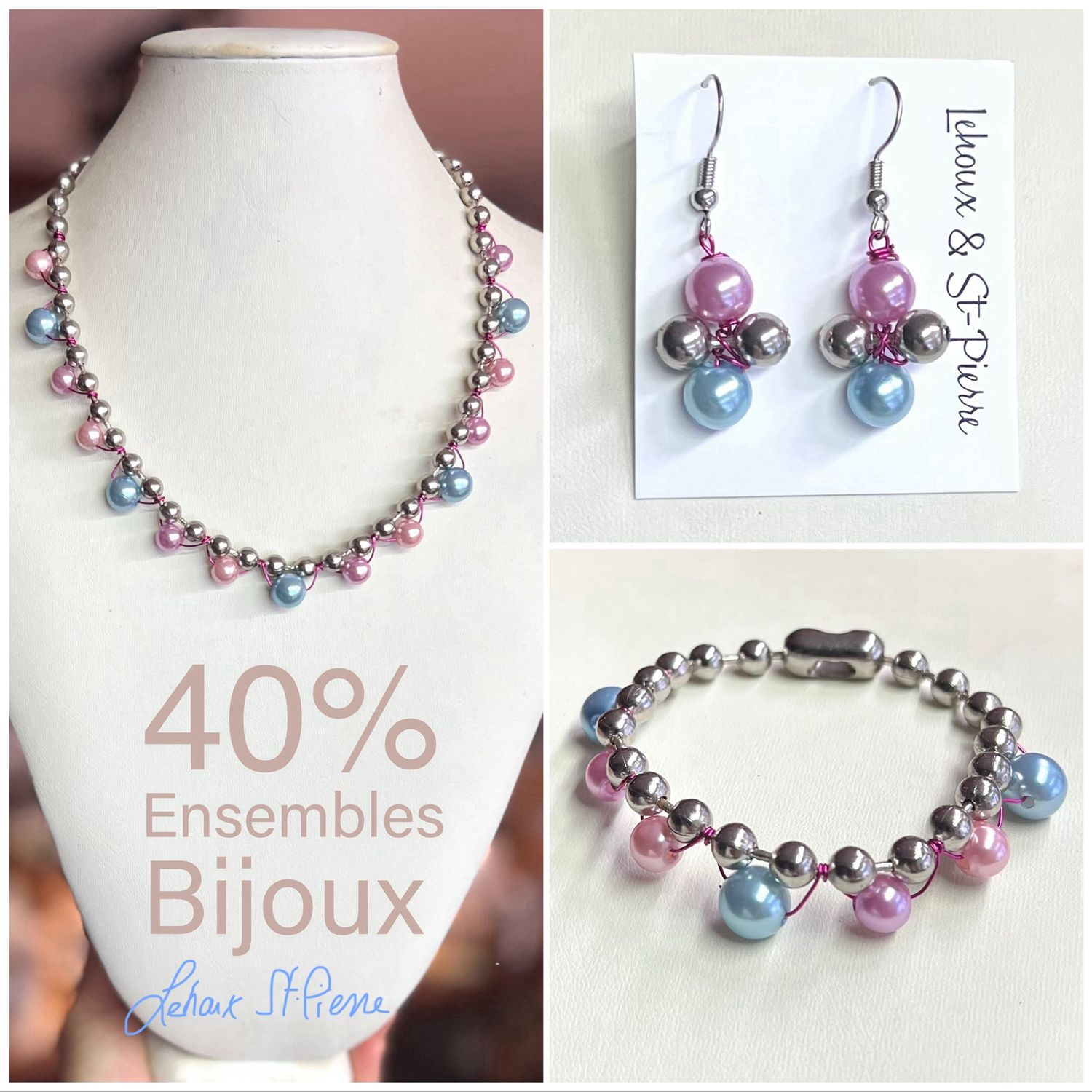 ENSEMBLE 3 BIJOUX SUNSHINE HARMONIE ENSEMBLE 3 BIJOUX SUNSHINE HARMONIE