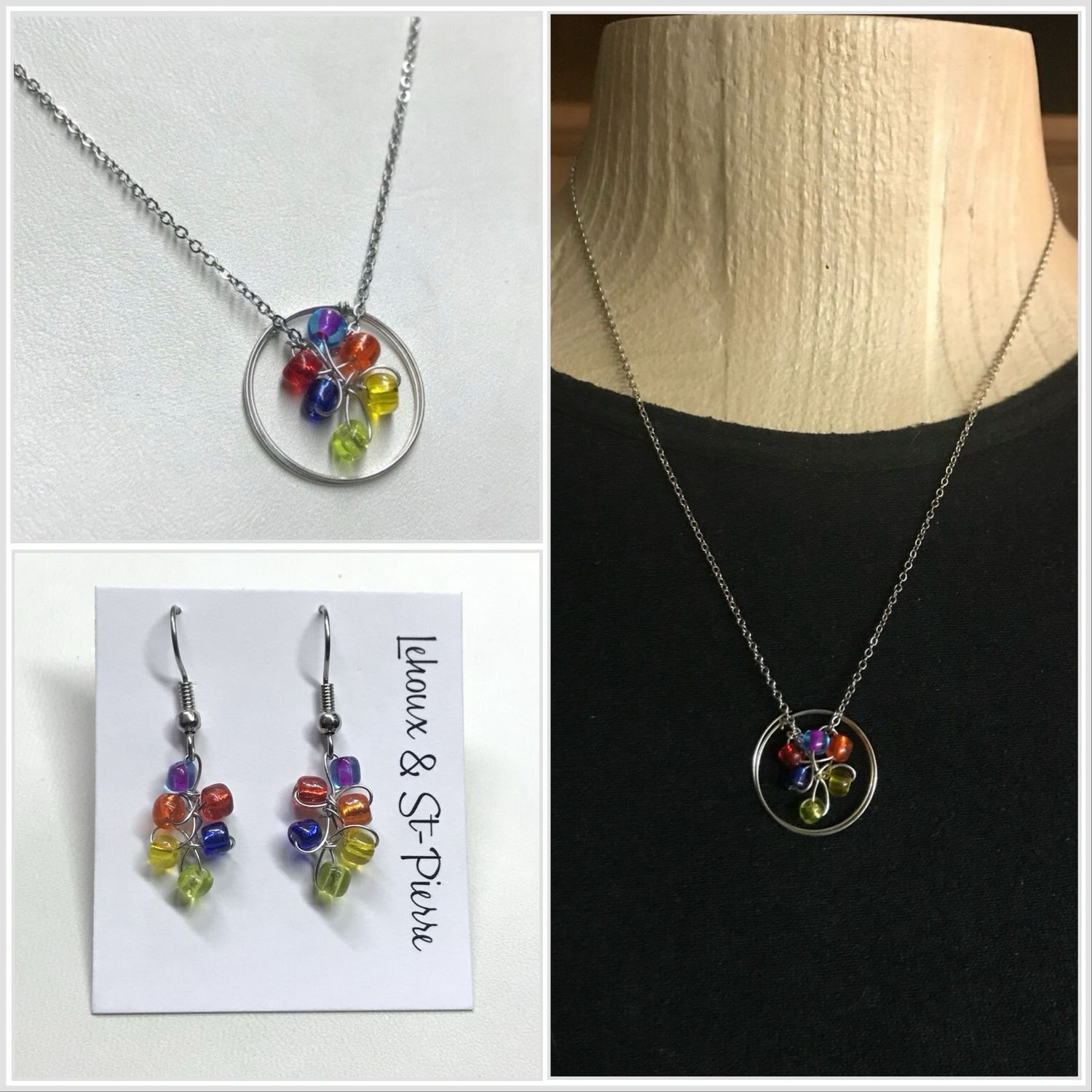 ENSEMBLE 2 BIJOUX PETITE FLEUR ENSEMBLE 2 BIJOUX PETITE FLEUR