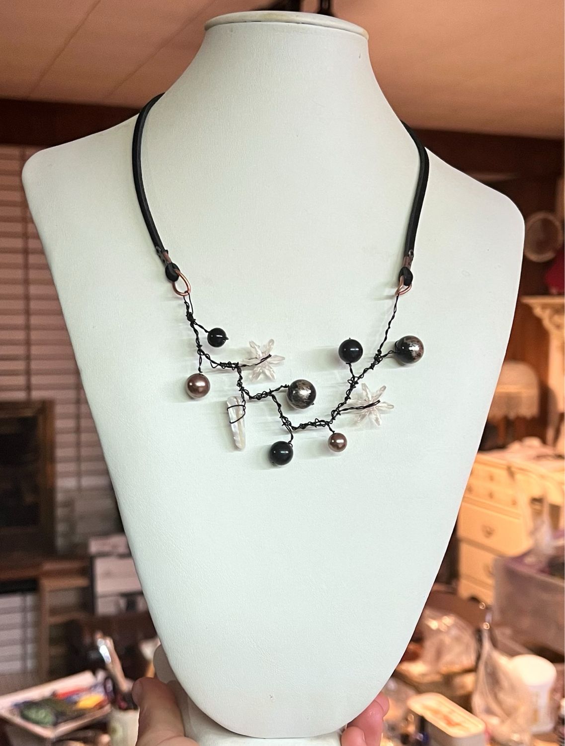 ENSEMBLE 2 BIJOUX ESQUISSE BRONZÉE