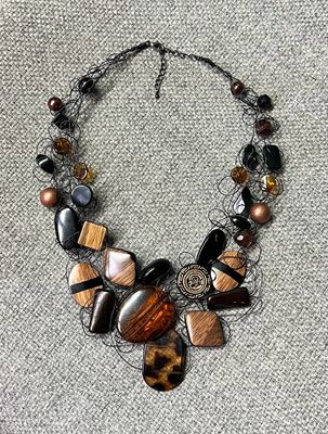 COLLIER ROYAL CHOCOLAT NOIR