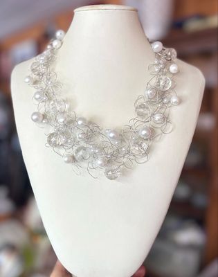ENSEMBLE 3 BIJOUX ROYAL BLANC