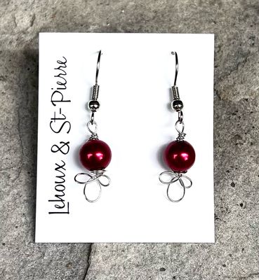 BOUCLES D’OREILLES L’INDISPENSABLE ROUGE BOUCLES D’OREILLES L’INDISPENSABLE ROUGE