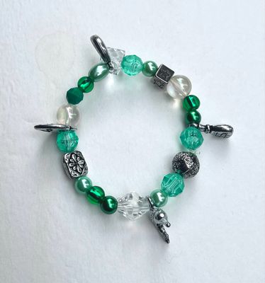 BRACELET CHARMS ÉMERAUDE BRACELET CHARMS ÉMERAUDE