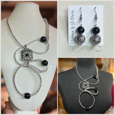 ENSEMBLE 2 BIJOUX DRAGONIA ARGENT