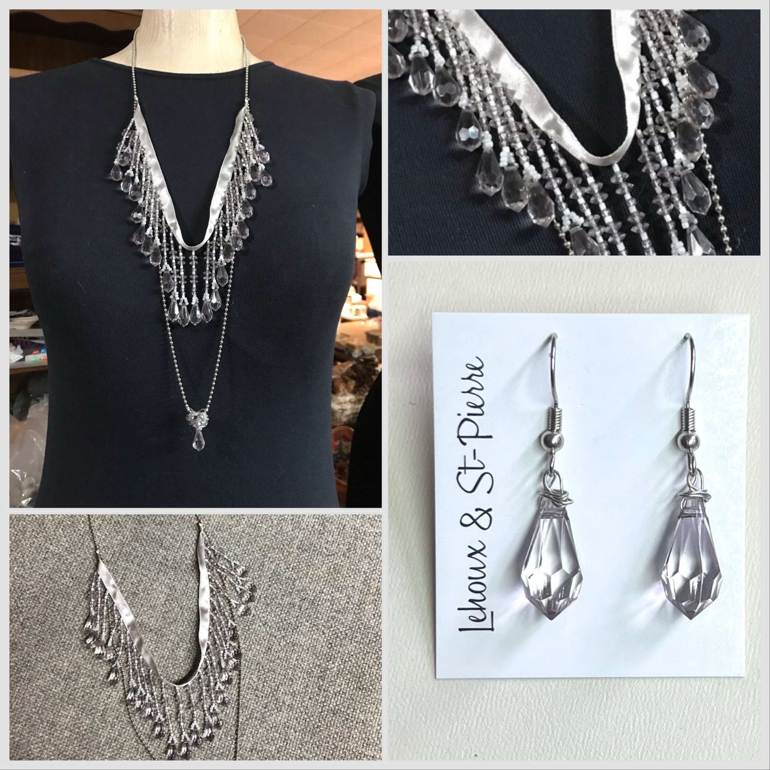 ENSEMBLE 2 BIJOUX RUBAN NORDIQUE