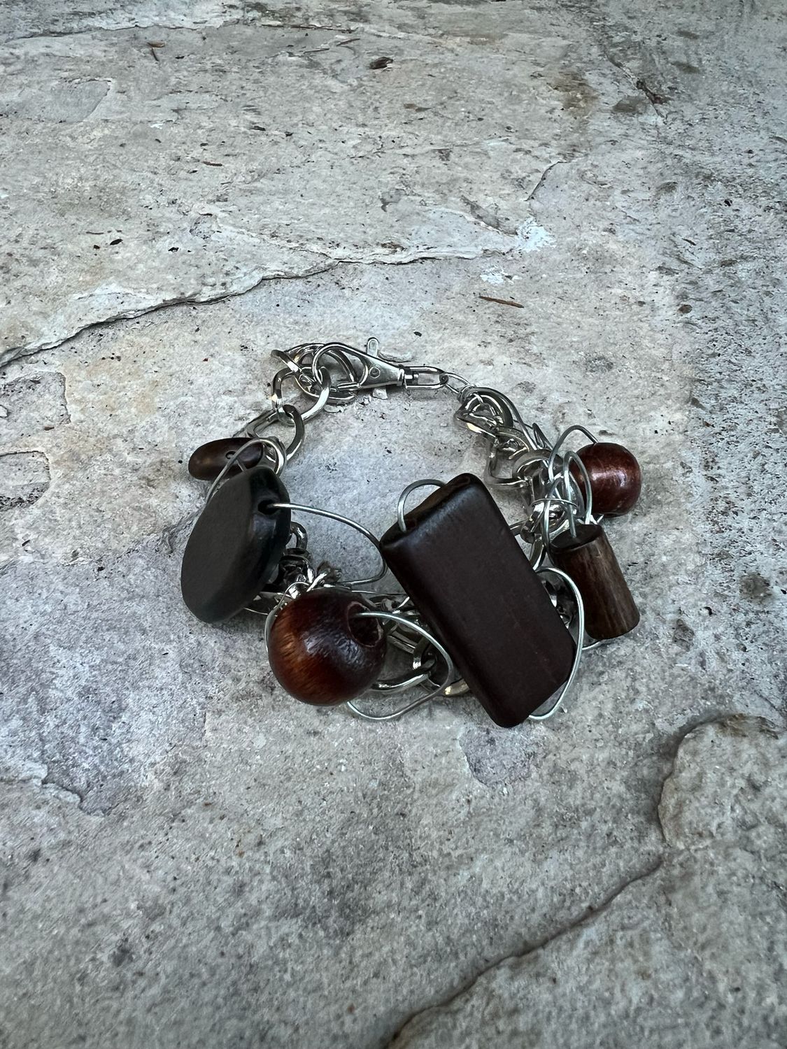 BRACELET CHAÎNE  CHOCOLAT NOIR