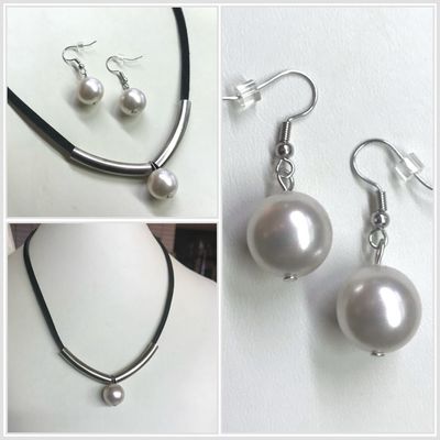 ENSEMBLE 2 BIJOUX LA PERLE RARE