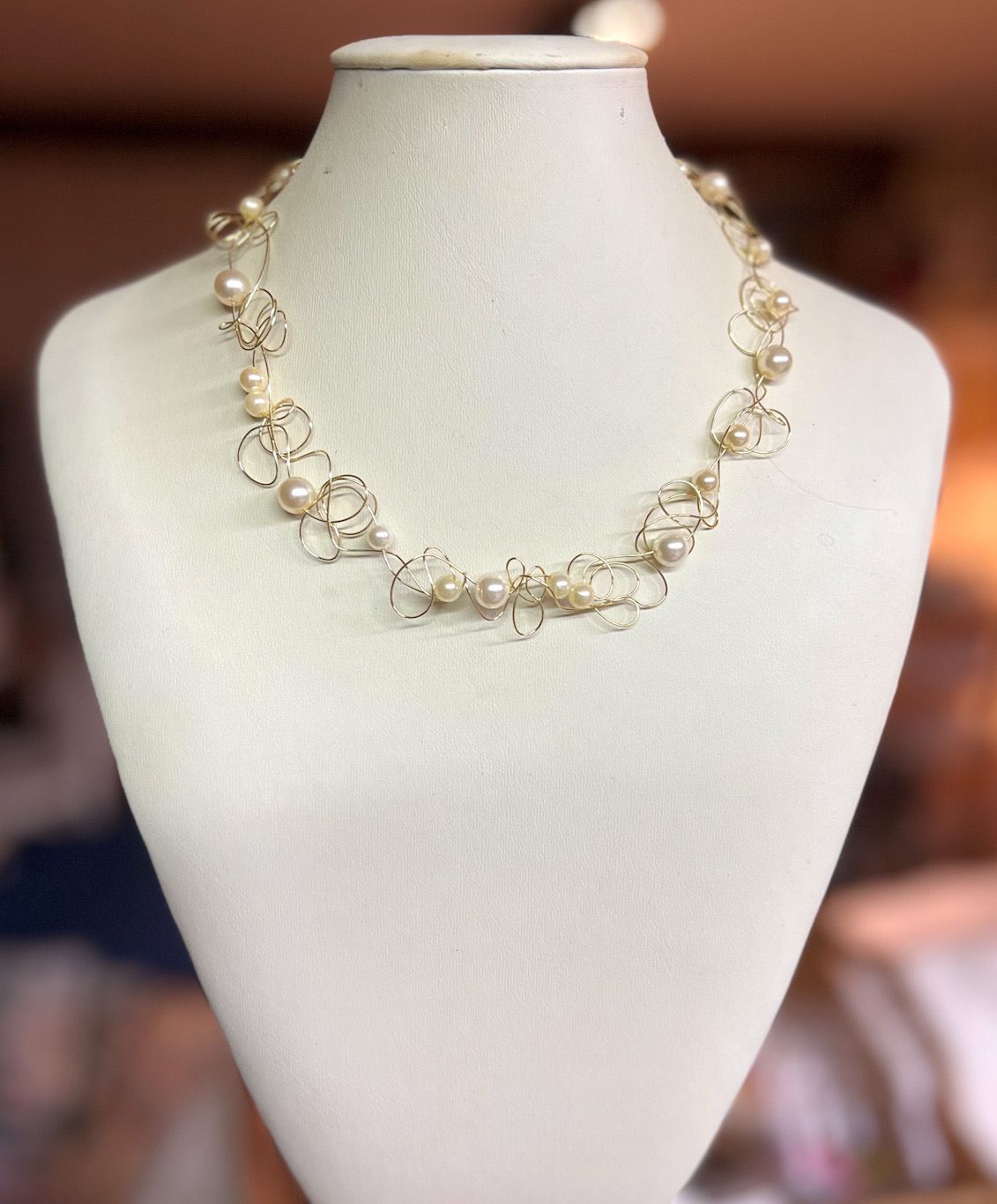 ENSEMBLE 3 BIJOUX DENTELLE PERLÉE IVOIRE