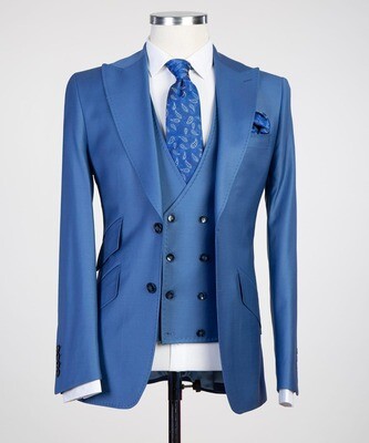 Plain Blue Suit