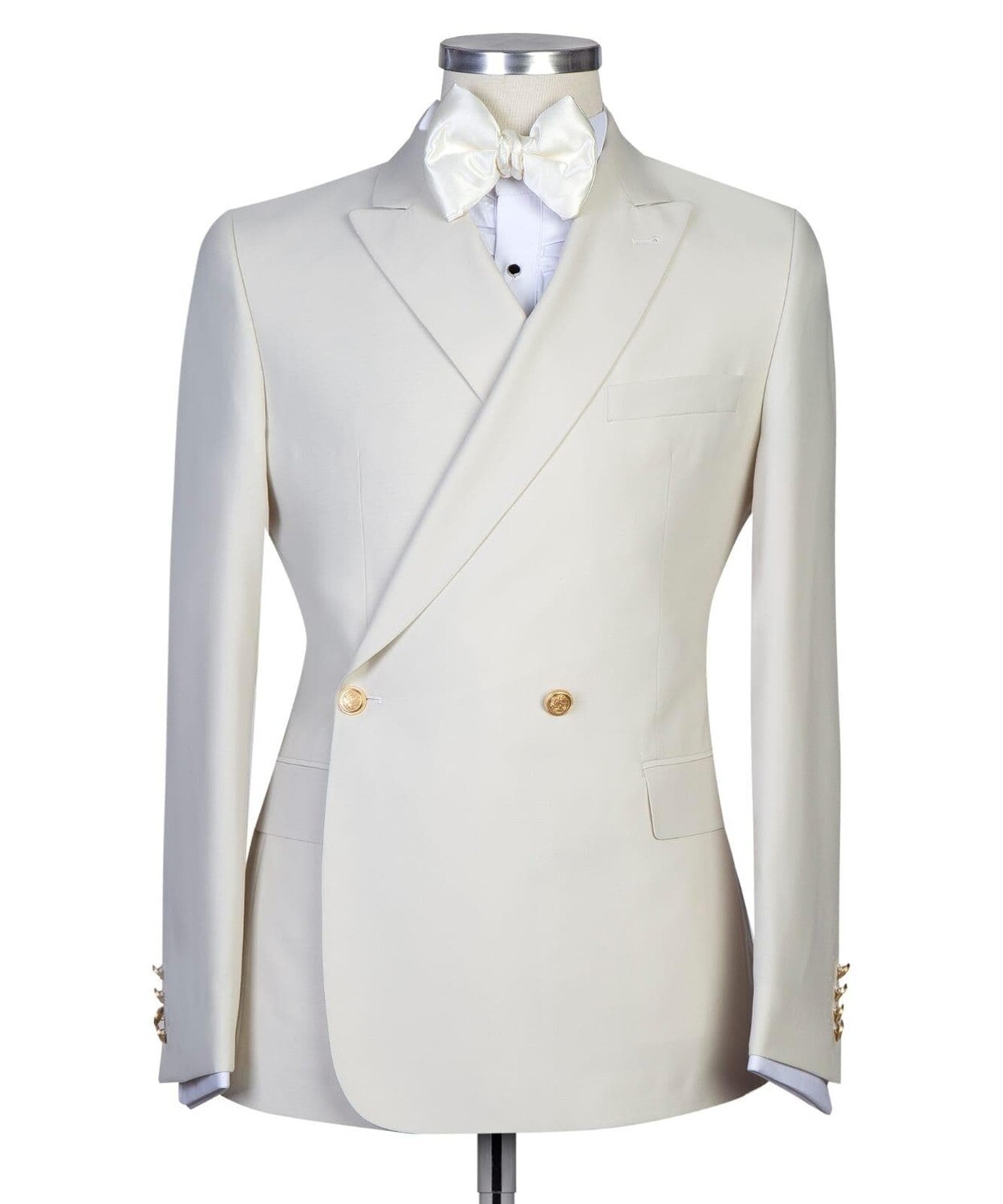 White Double Breast Suit