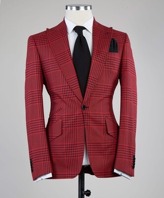 Checkered Red Suit