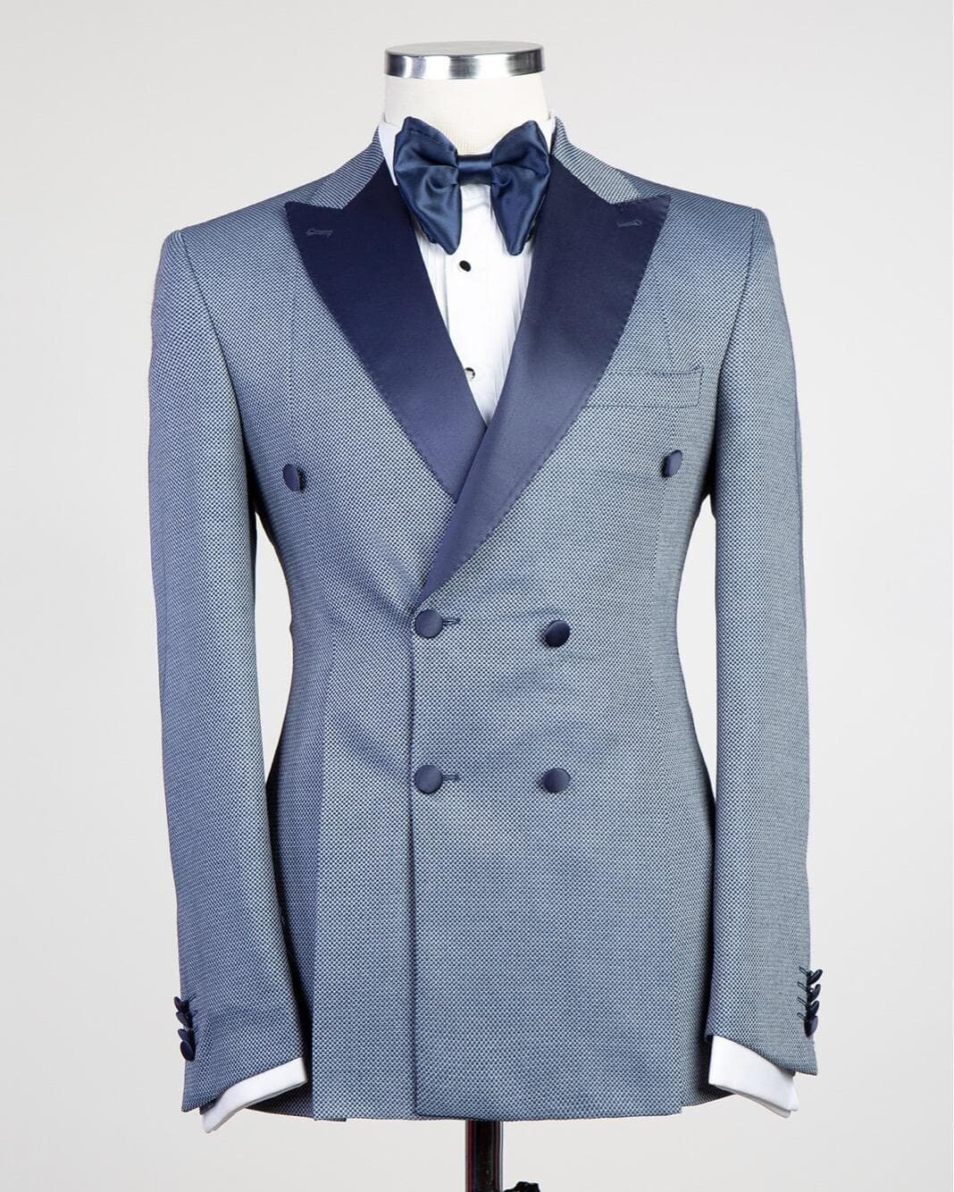 Blue Double Breast Tuxedo