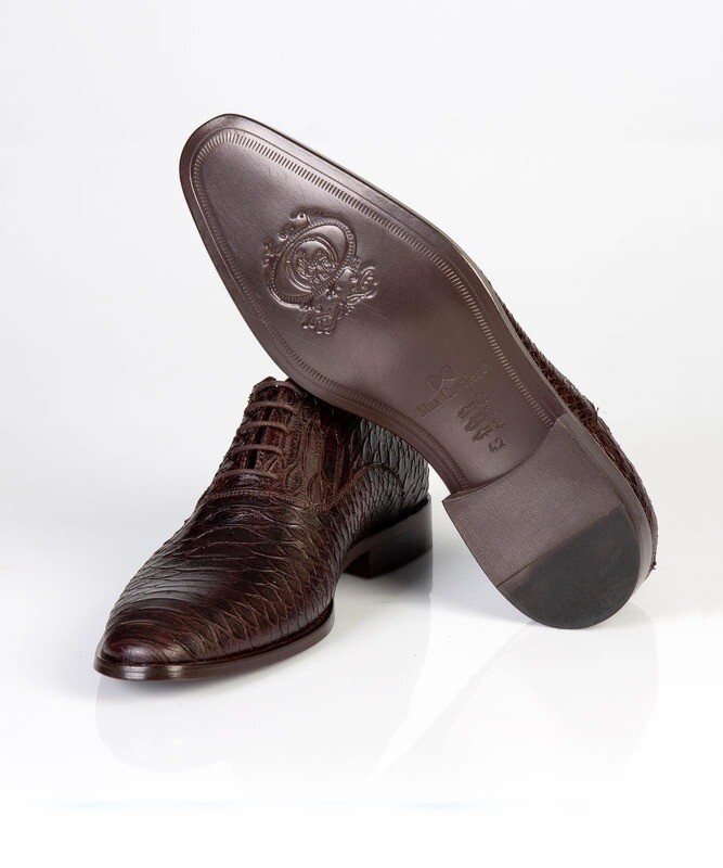 Leather Dark Brown Shoes