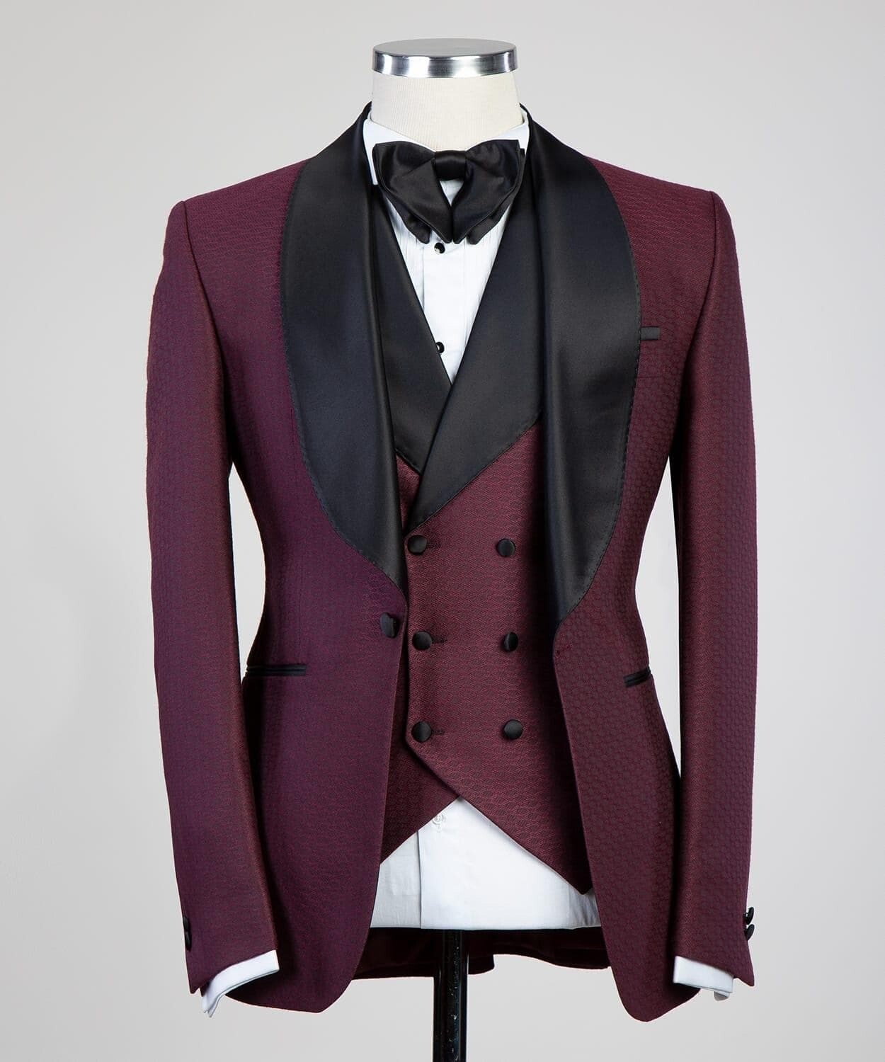 Burgundy Tuxedo