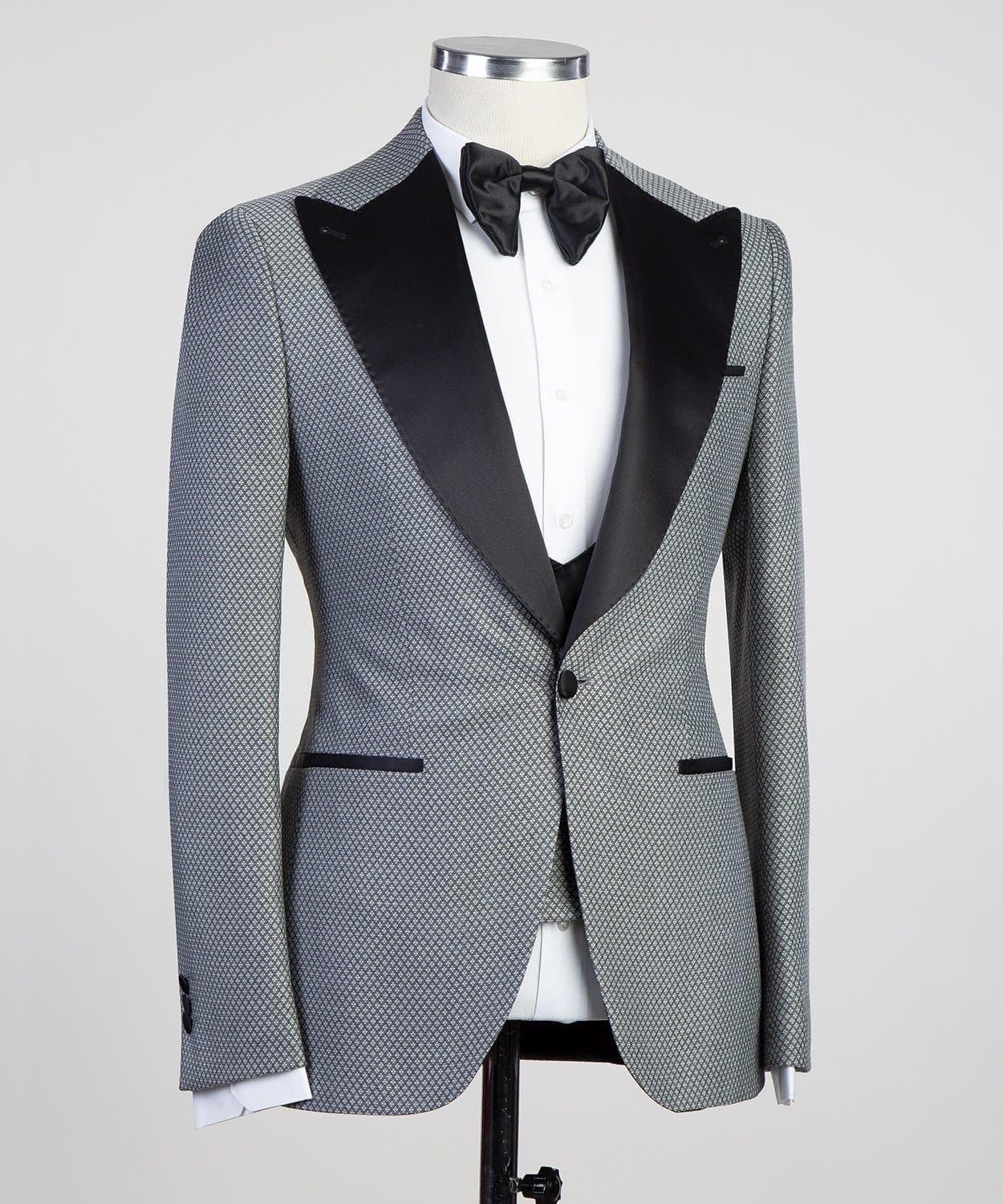 Gray and Black Tuxedo