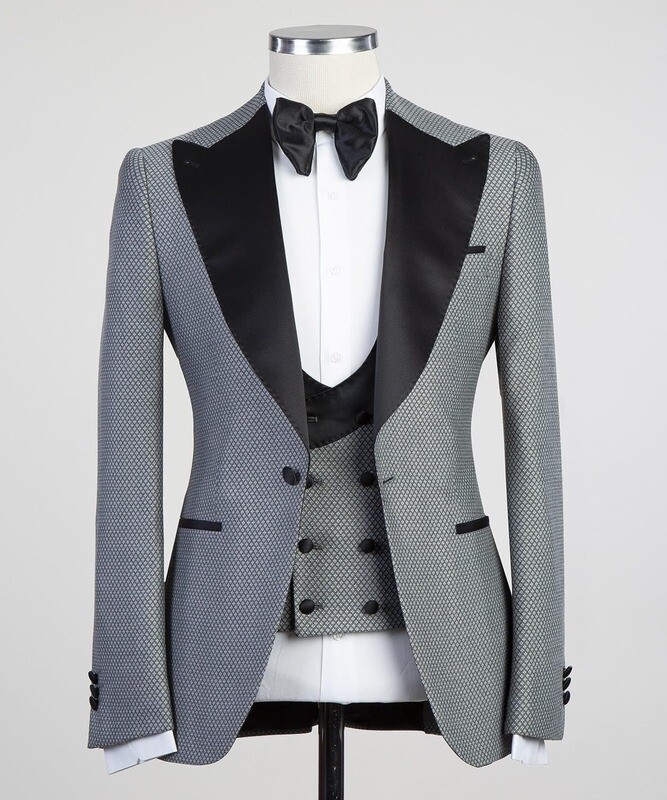 Gray and Black Tuxedo