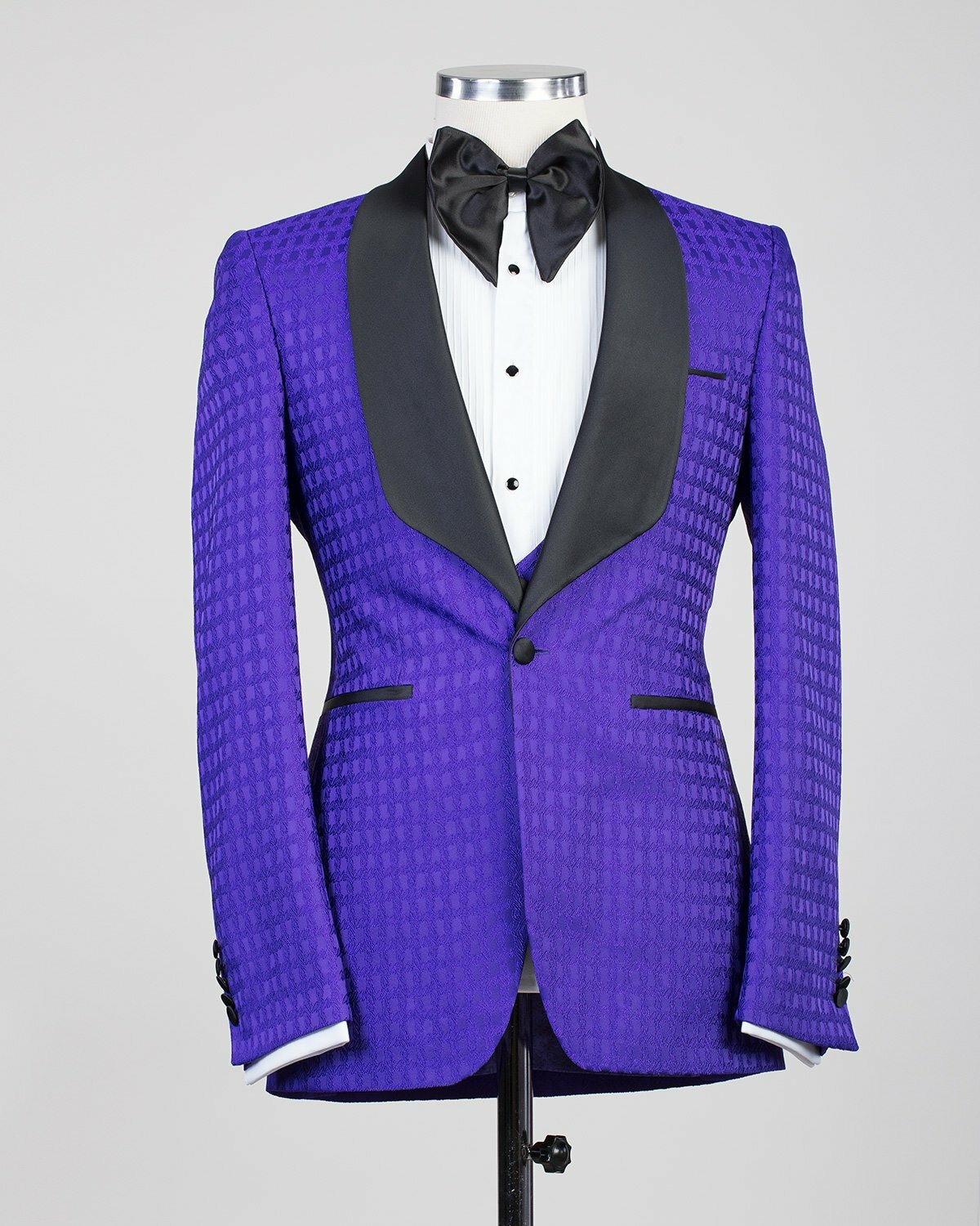 Royal Blue and black Tuxedo