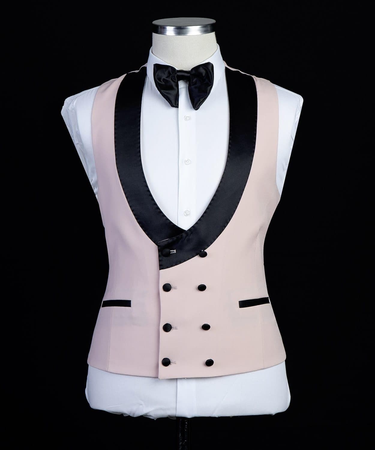 Pink and Black Tuxedo