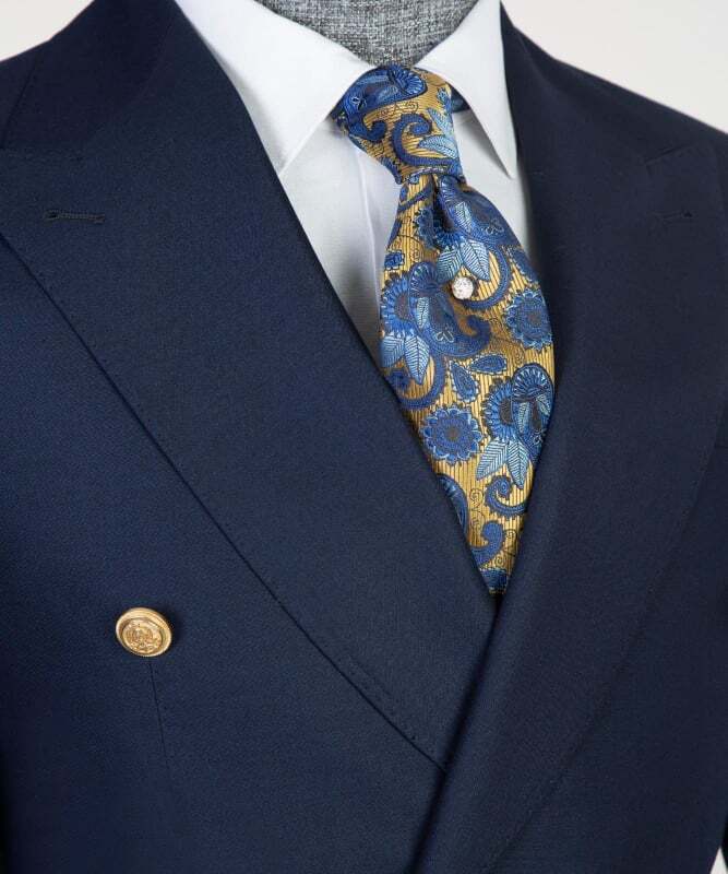 Navy Blue Double Breast Suit