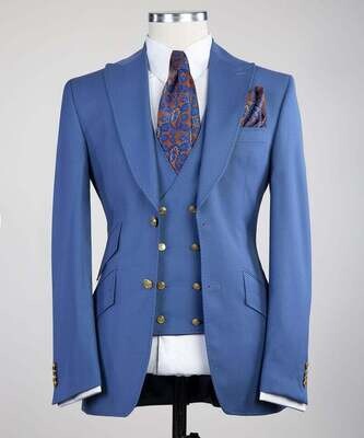 Plain Blue Suit
