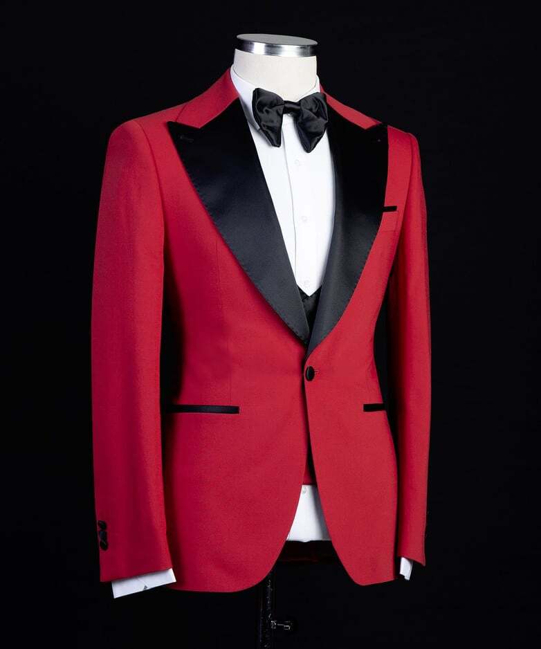 Red and Black Tuxedo