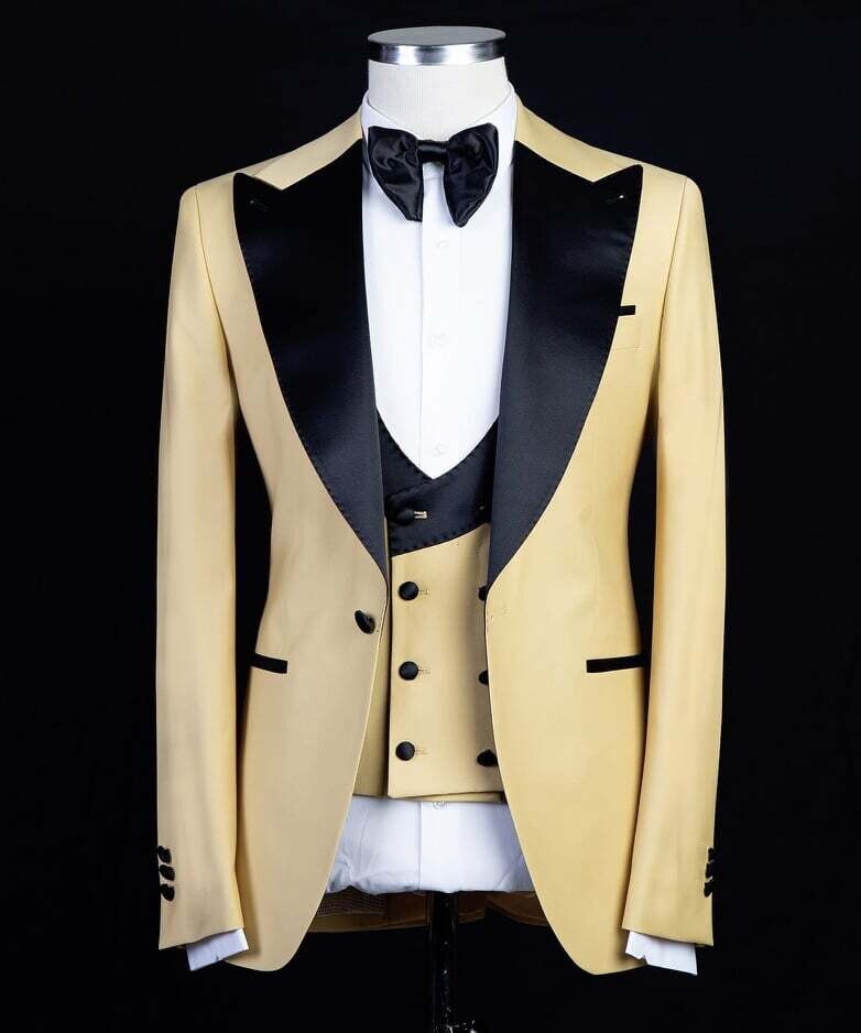 Yellow and Black Tuxedo