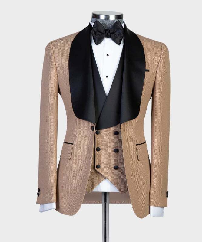 Brown and Black Tuxedo