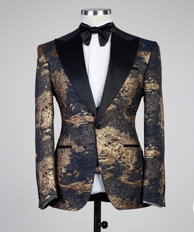 Black and Gold Tuxedo