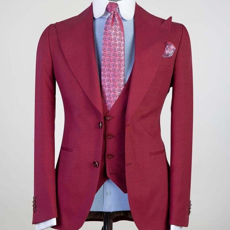 Plain Red Suit