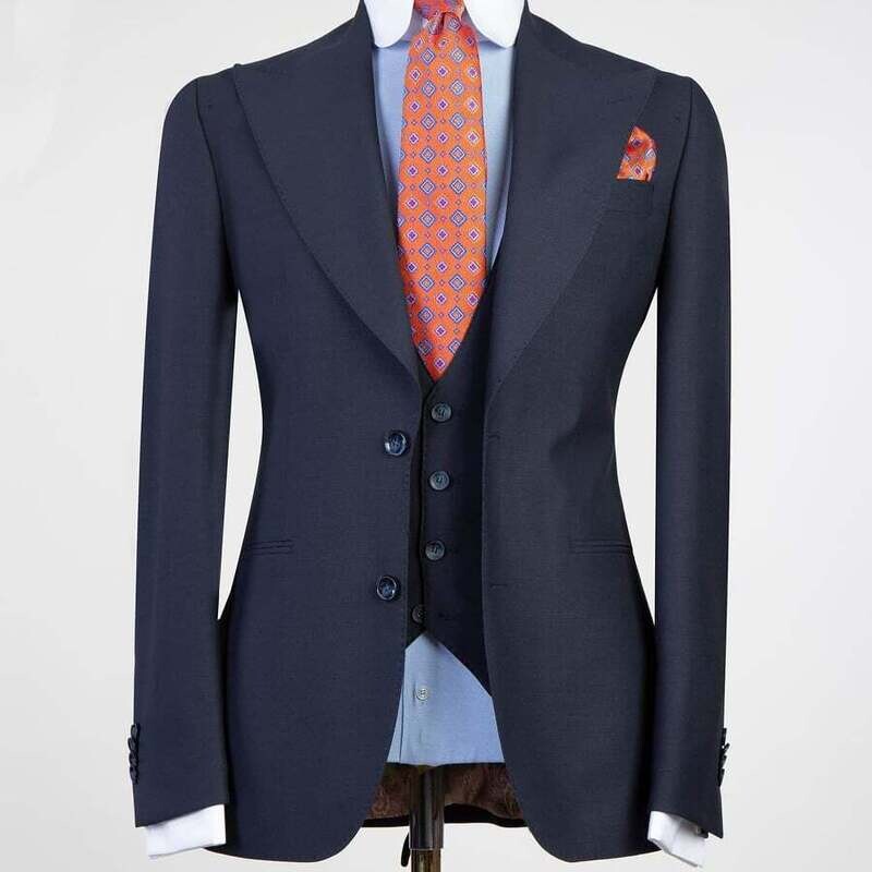 Plain  Blue Suit