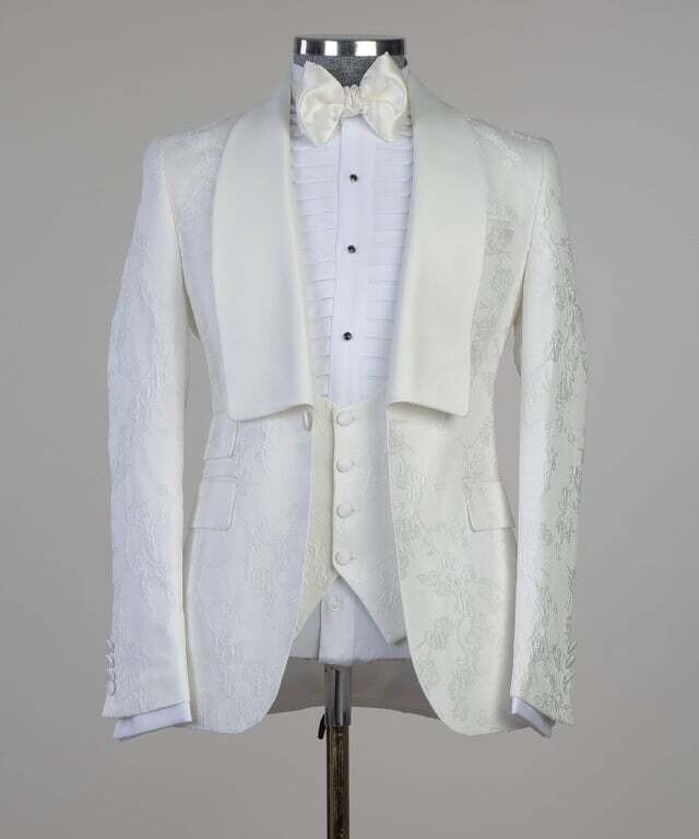 White Flowered Tuxedo