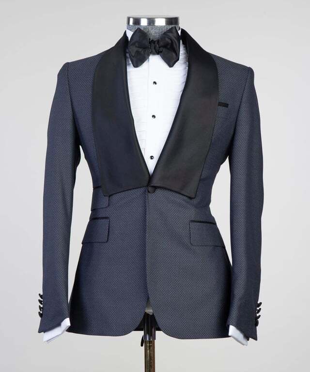 Grey and Black Tuxedo