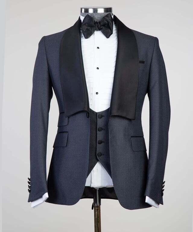 Grey and Black Tuxedo