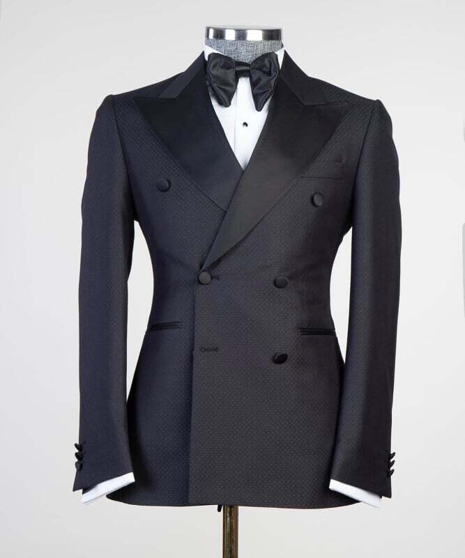 Black Double Breast Tuxedo