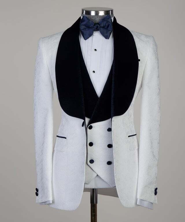 White Flowered Tuxedo