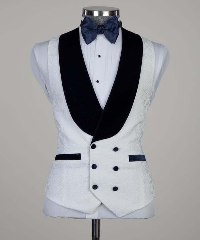 White Flowered Tuxedo