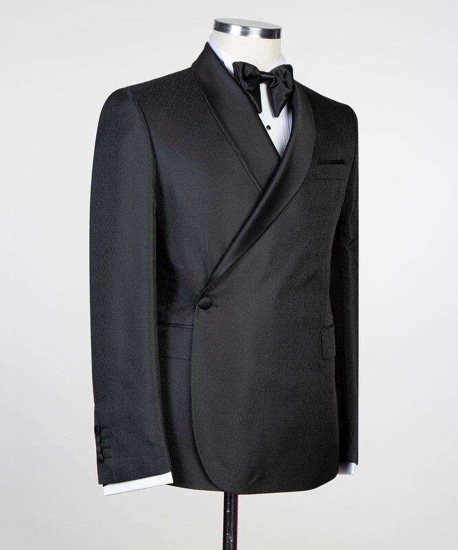 Black Double Breast Tuxedo