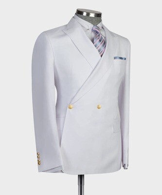 White Double Breast Suit I