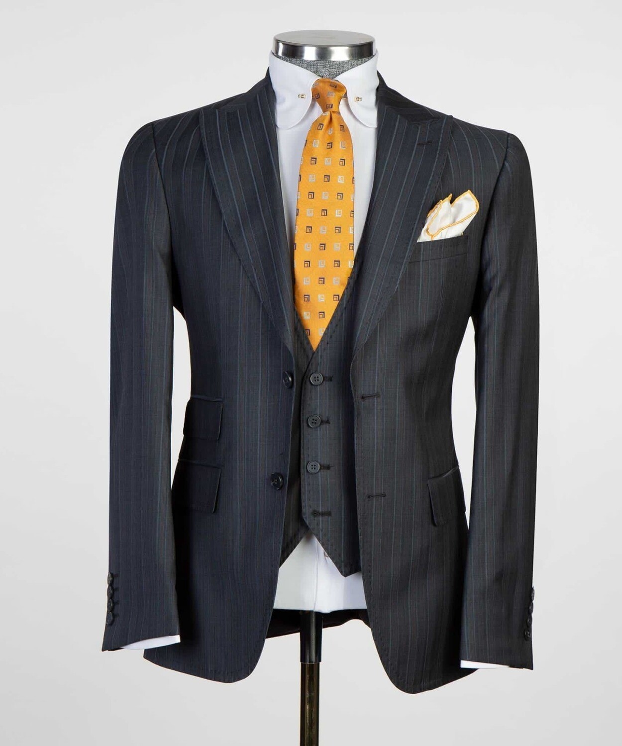 Grey Striped Suit II